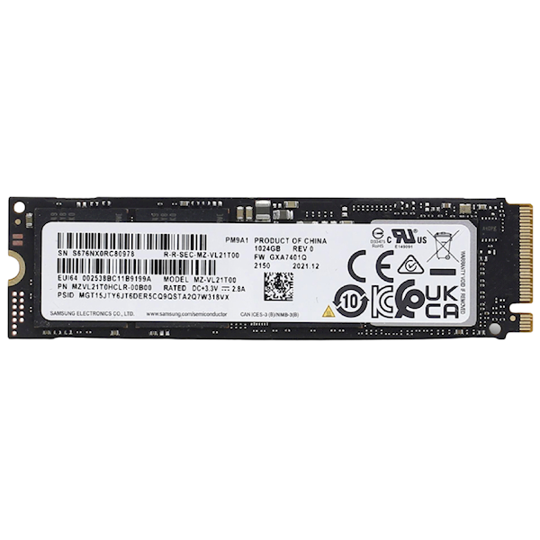 მყარი დისკი Samsung MZVL21T0HCLR00B00, 1TB, M.2, Internal Hard Drive